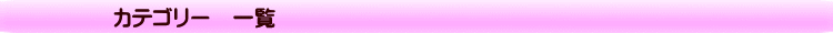 カテゴリー　一覧